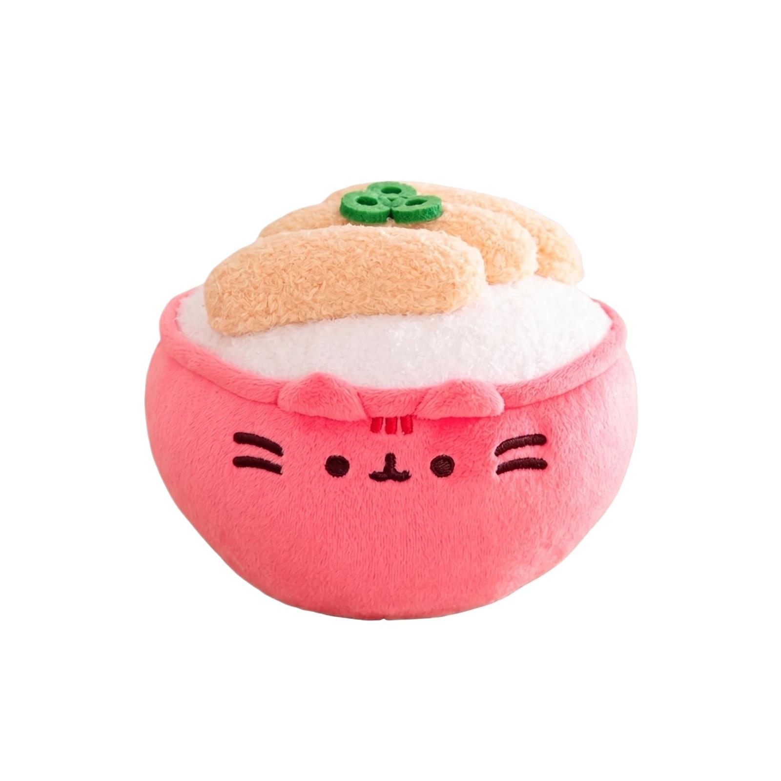 

Plush Sushi Cat Soft Stuffed Toy Decorative Plush Doll for Kids and Collectors Unique Animal Design One Size