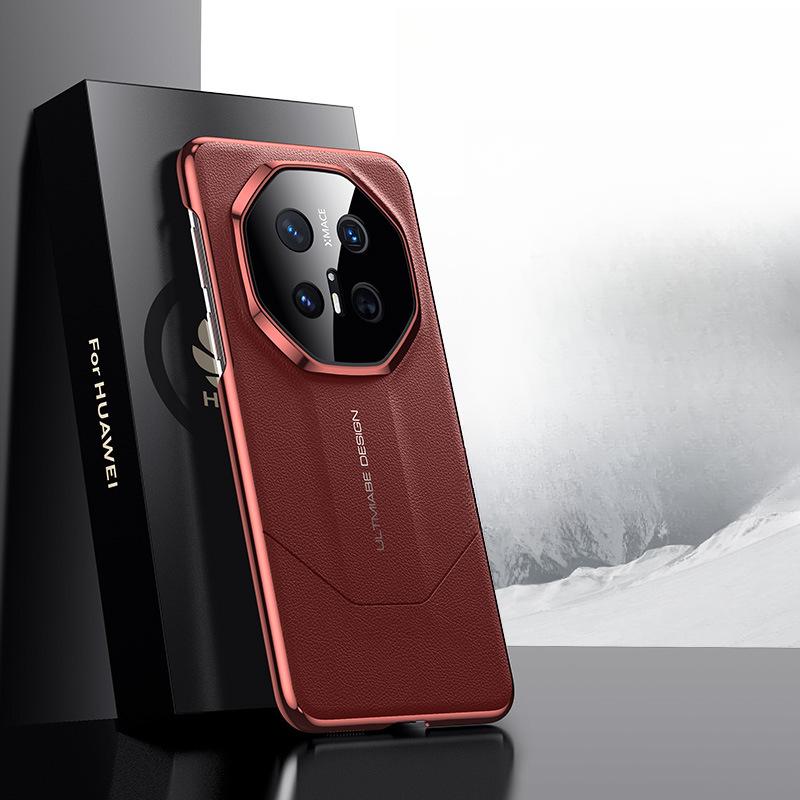 The High-end Huawei Anti-drop M70RS Phone Case for Huawei Mate70pro Instantly Transforms Into An Extraordinary Master Plain Leather Case