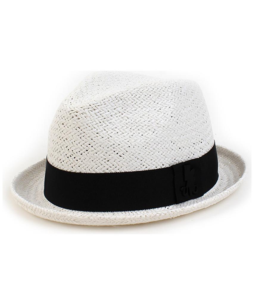 Yunibeosyeolkemiseuteuli Punk Short White Summer Fedora Summer Hat