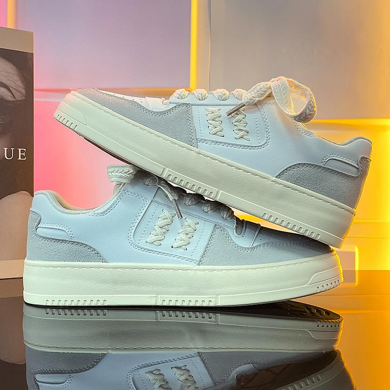 

Little white shoes men s new spring breathable thin men s board shoes versatile casual men s shoes Korean version of sports and leisure trendy shoes 39