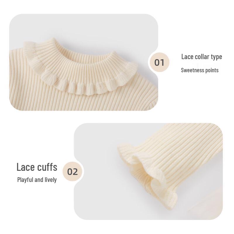 JELLYBABY Girls' Layered Fashion Cake Princess Knitted Dress