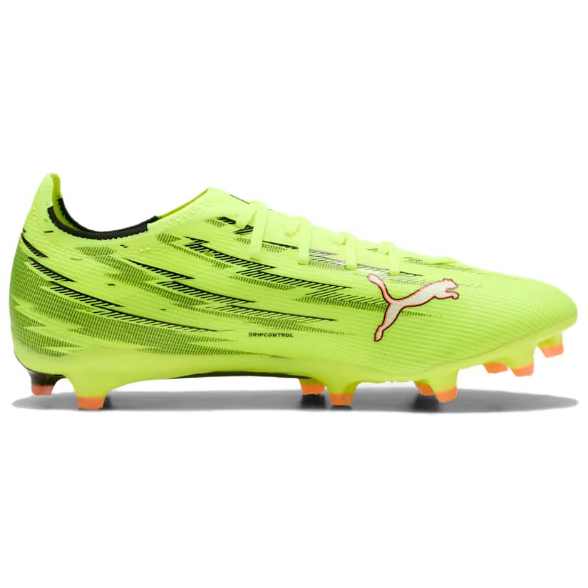 Puma Ultra 6 Match Comfortable Ag Fg Support Soccer Shoes Unisex Soccer Shoes Lime-Green 108687-01