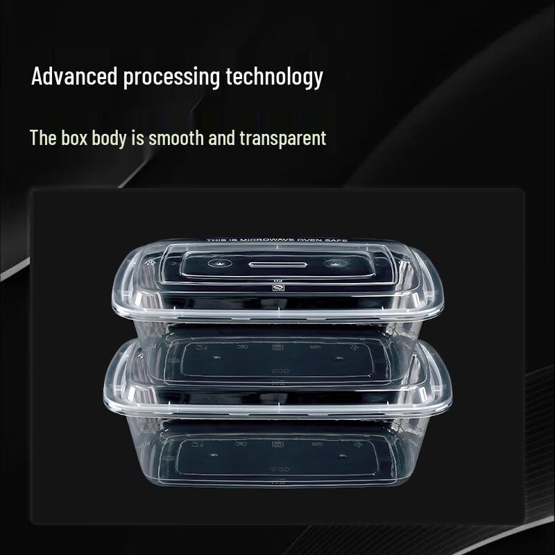 Yishengtong Disposable Rectangular Takeaway Food Containers