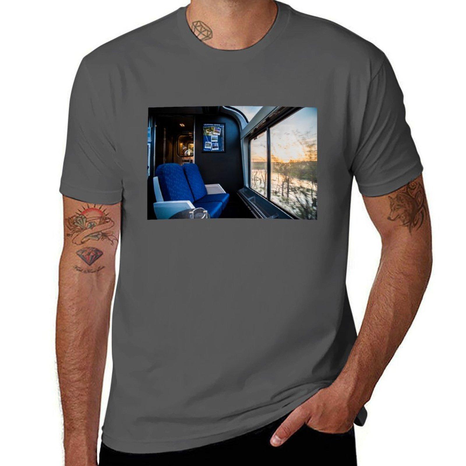 

Changing Views Photographic Print T-Shirt t shirt man casual man t shirts graphic T-Shirt 4XL