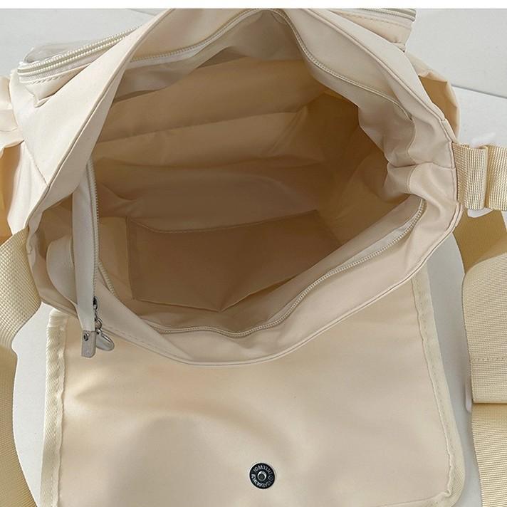 ins girl versatile mailman bag cute college transparent pain bag crossbody class loading book student bag
