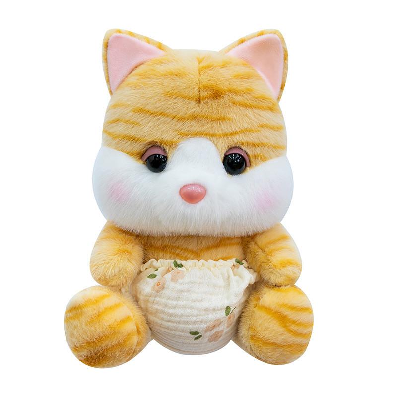 Animal Elephant Fox Cat Plush Toy With Pp Cotton Filling For Baby Boys And Girls Gift