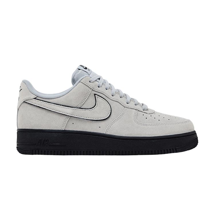 

Nike Air Force 1 Low 07 LV8 Светло-серый замшевый черный 41