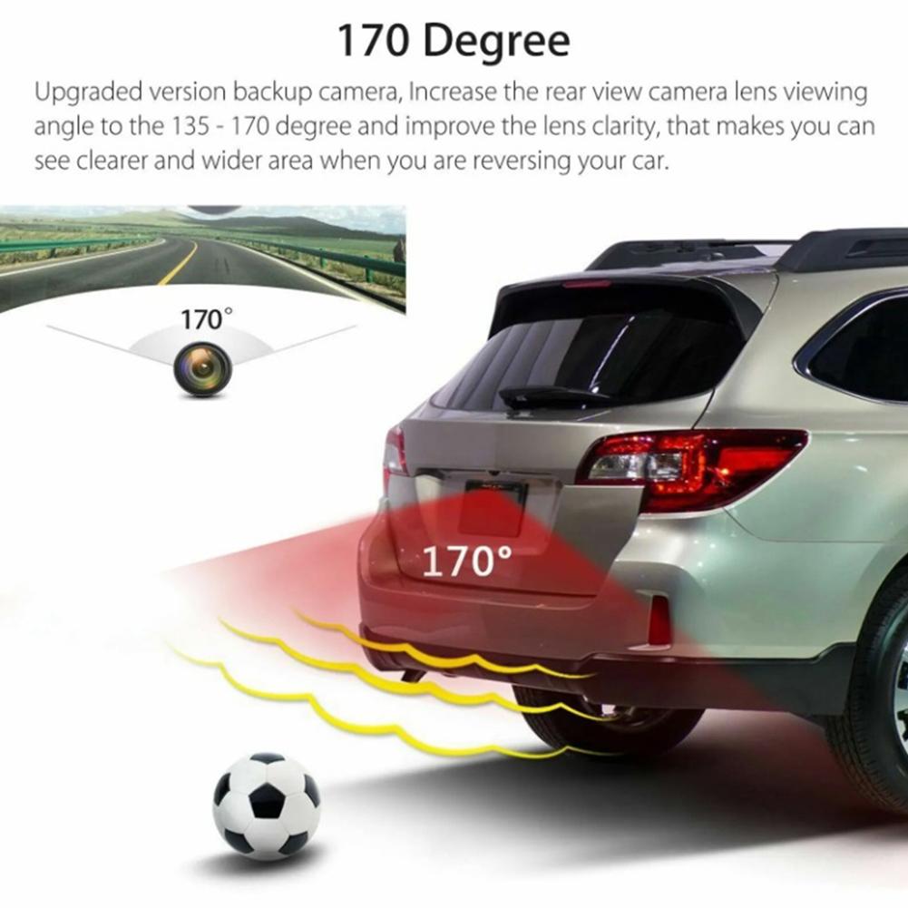 AHD720/CVBS Car Rear View Camera 170° Wide Angle Adjustable Anti-Interference Night Vision Waterproof Auto Parking Backup Camera