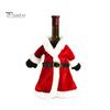 Christmas Wine Bottle Cover Cover, Velvet Santa Suit Sleeve, Plush Festive Sleeve for Xmas, New Year, Holiday Dinner Table Decor Party Supplies