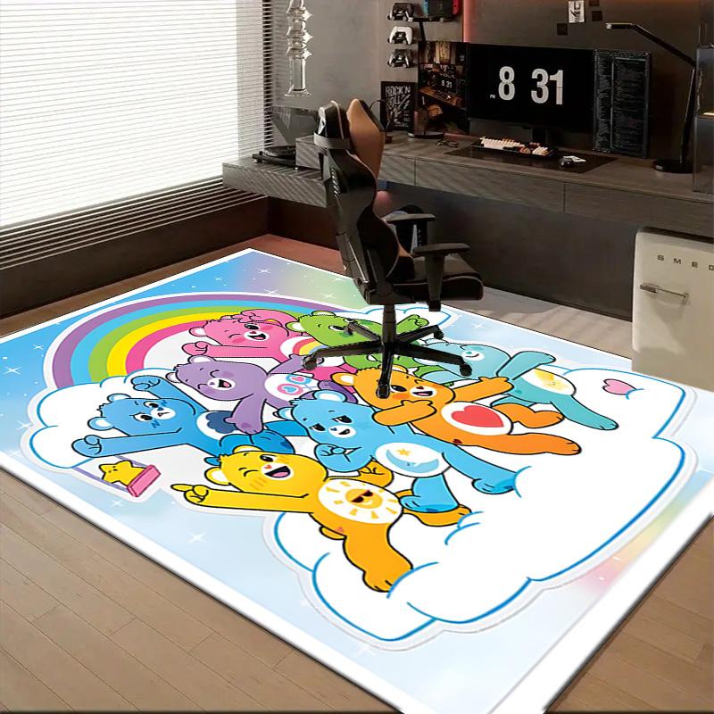 1PC Love Bears Rug for Livingroom,Bedroom, Palyroom, Chair Rug, Area Rug, Game Carpet, Large Size Rug Fan Christmas Gift