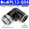 Zhuo Ji Pneumatic Male Thread Straight G Thread Quick Connect Fitting PC8-G02 Air Hose Connector PL6/10-G01