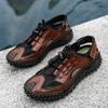 Men Sandals Genuine Leather Outdoor Summer Mens Causal Shoes Beach Sandals Man Fashion Casual Sneakers for Men
