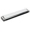 Professional Mouthorgan Harmonica Diatonic Harp C Key Stainless Steel Cover Plate 24?HoleBlack
