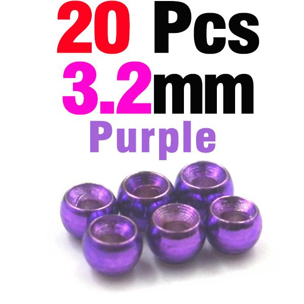 MNFT 20Pcs Brass Fly Tying Bead Beads Fly Fishing Materials Size 2mm 2.4mm 2.8mm 3.2mm 3.4mm 3.8mm