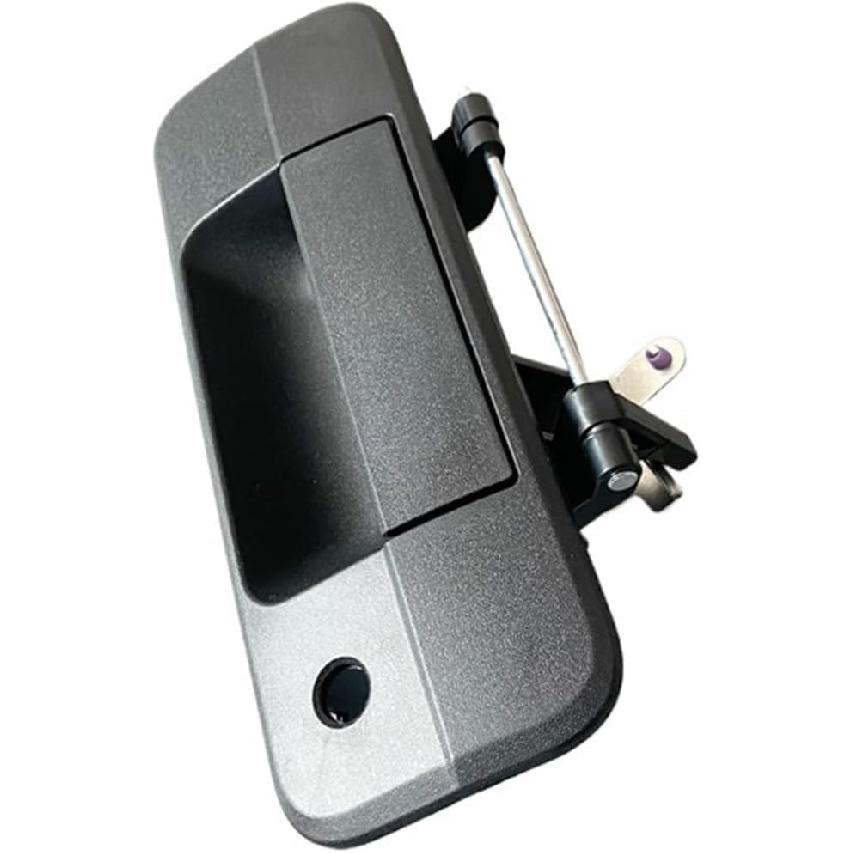 Compatible for Toyota Pickup Tundra 07-13 Trunk Door Handle Back Door Tailgate Open Catcher Handle Asyy with Key Hole Black 69090-0c040