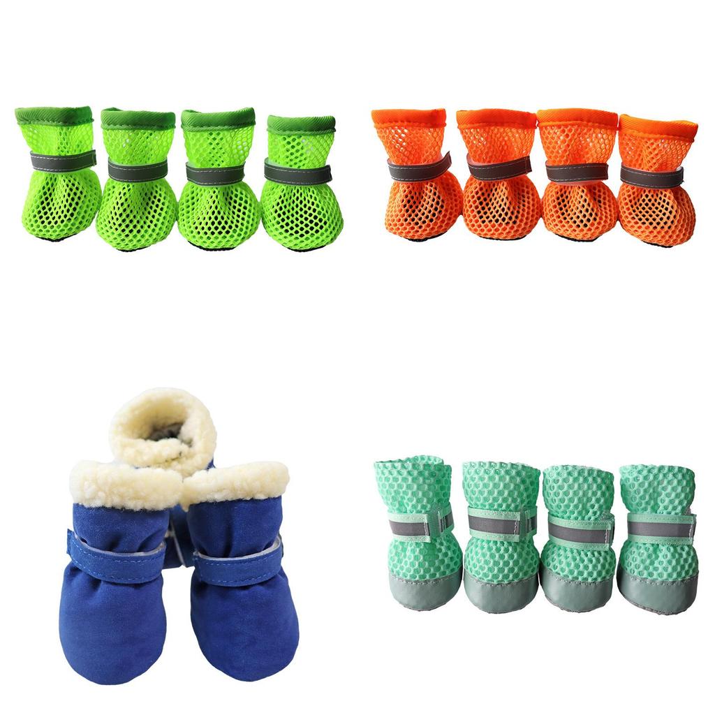 Pet Dog Shoes With Nonslip Warm Cotton Socks For All Seasons Dog Shoes