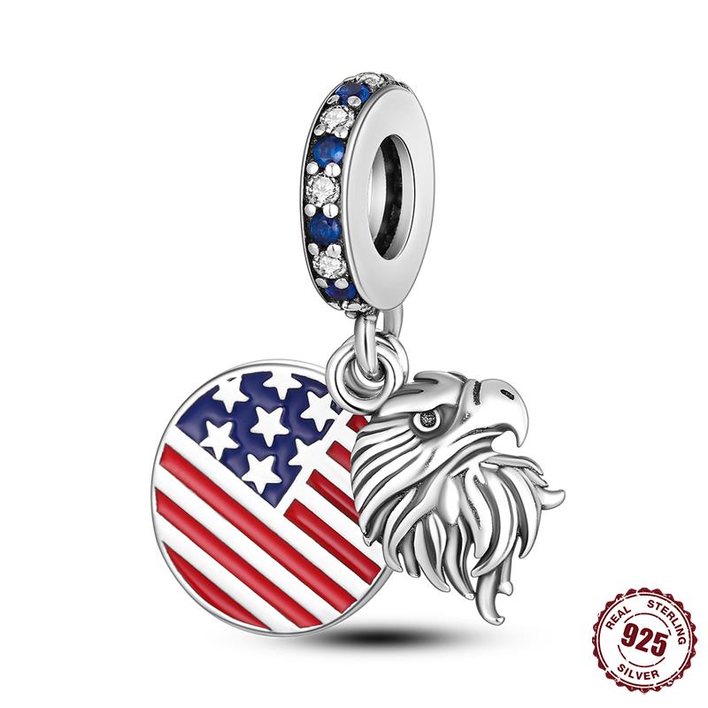 Panpoki 33 Style Copper Charms Travel Series Pendant Beads Fit Fine Bracelets & Bangles Diy Women Jewelry