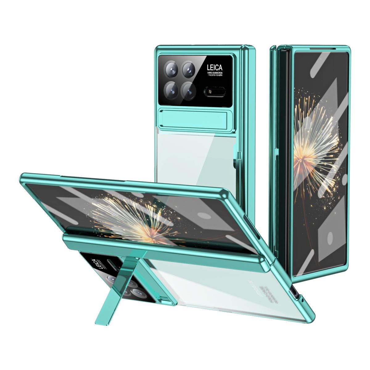 

Для Xiaomi MIX Fold 3 чехол шарнир механический модное покрытие прозрачный подставка 360 полный экран защитный чехол для MIX Fold 4 For MIX Fold 4