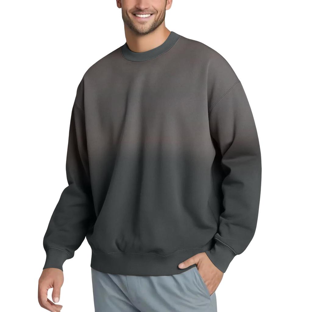 Men's Hooded Sweatshirt, Contrasting Color Sweatshirt, Sports   Casual Jacket