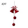 Christmas Tree Hanging Decor Nordic Velvet Bell Ornament, Flocked Bells for Matte Flocking Festive Decorations Door Window Decor, Holiday Home