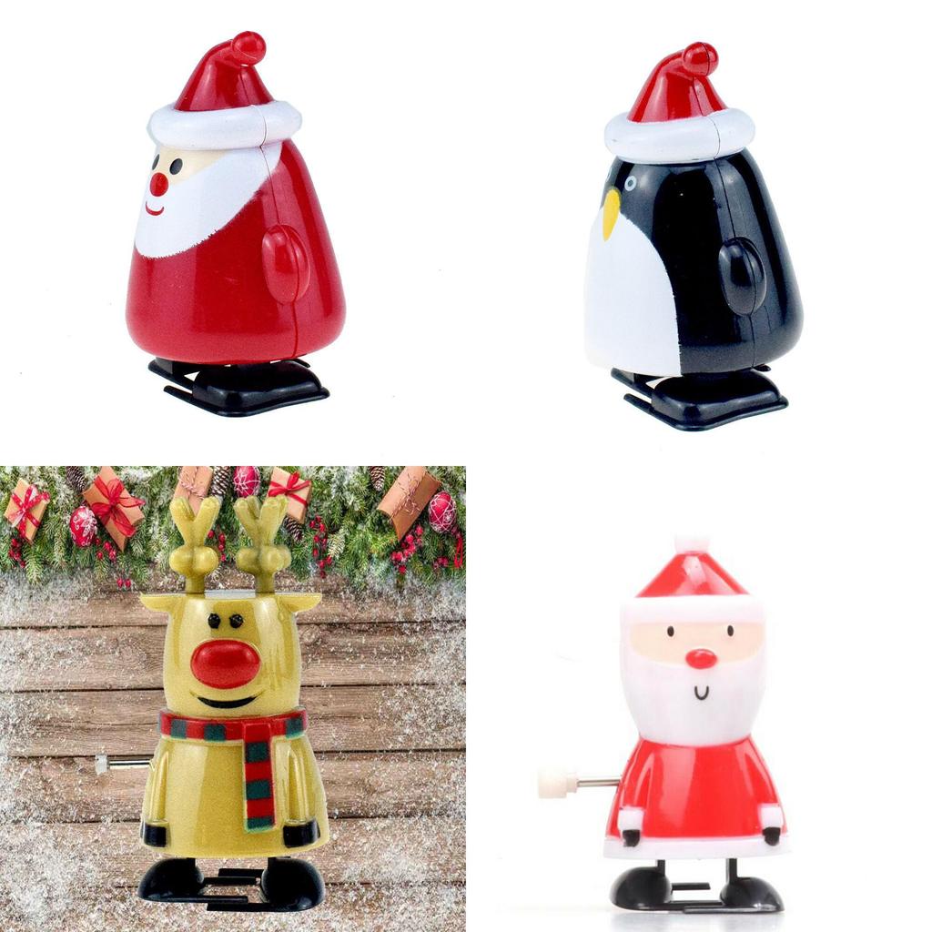 Exquisite Weihnachtsmann Aufziehspielzeuge für Kinder Weihnachtsfeier Tütenfüller Strumpffüller