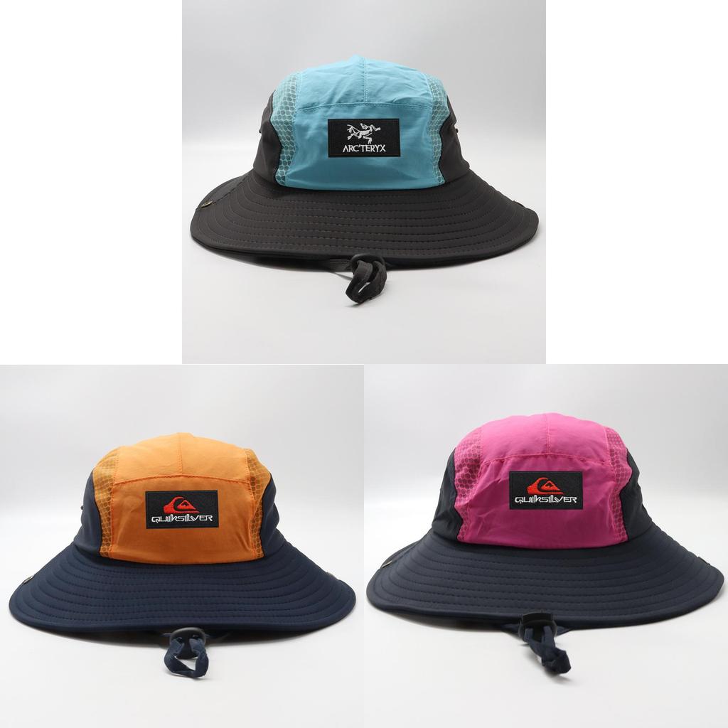 Summer Breathable Quickdry Fisherman Hat With Letter Print For Fishing And Hiking