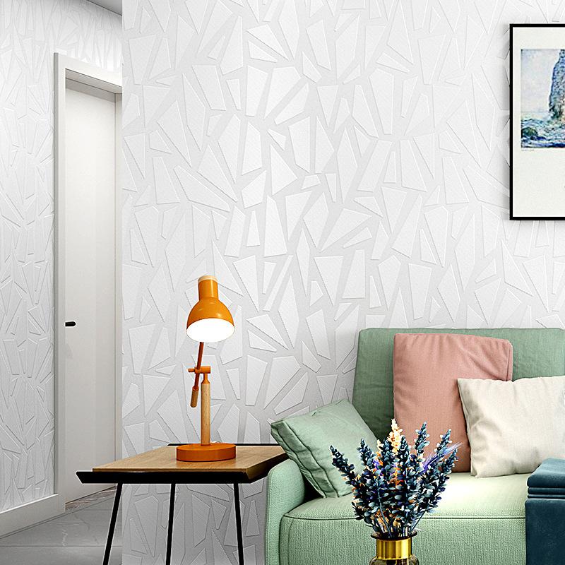 Solid Color 3D Wallpaper High-end Imitation Diatom Mud Nordic Grainy Wallpaper Non-woven Non Self-adhesive Wallpaper Wall Decor