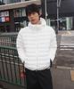 Mood Inside Minimal Lightweight Hooded Padded Jacket _White