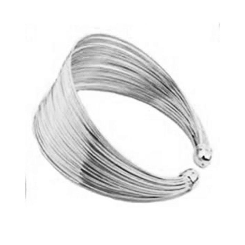Exquisite European & American Metal Hollow Pattern Bracelet Set
