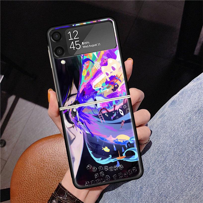 Game O-Omori Cartoon Phone Case For Samsung Z Flip 7 6 5 4 3 Galaxy ZFlip7 ZFlip6 ZFlip5 ZFlip4 ZFlip3 5G Print Cover