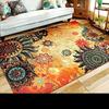 Modern Boho Retro Style Abstract Living Room Floor Stain Resistant Rug Home Indoor /Outdoor Bedroom Room Decor Large Area Rug