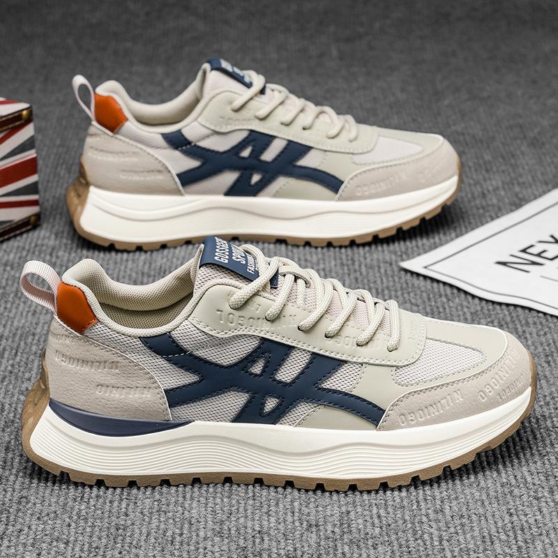 Autumn New Heightened Thick-soled Wear-resistant Breathable Mesh Shoes Casual Sports Shoes