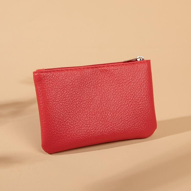 Fashion Women Wallet Zipper Card Purse Key Storage Bag Short Wallet Female Soft Leather Coin Purse Holder Slim Small Money Bag