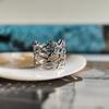 Серебряное кольцо с без камней, вес изделия 2,94 гр (2199069)