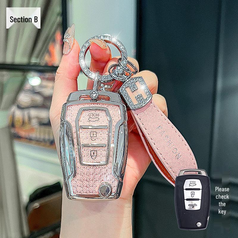 Ssangyong Korando Rexton Crystal Remote Key Protective Cover Set