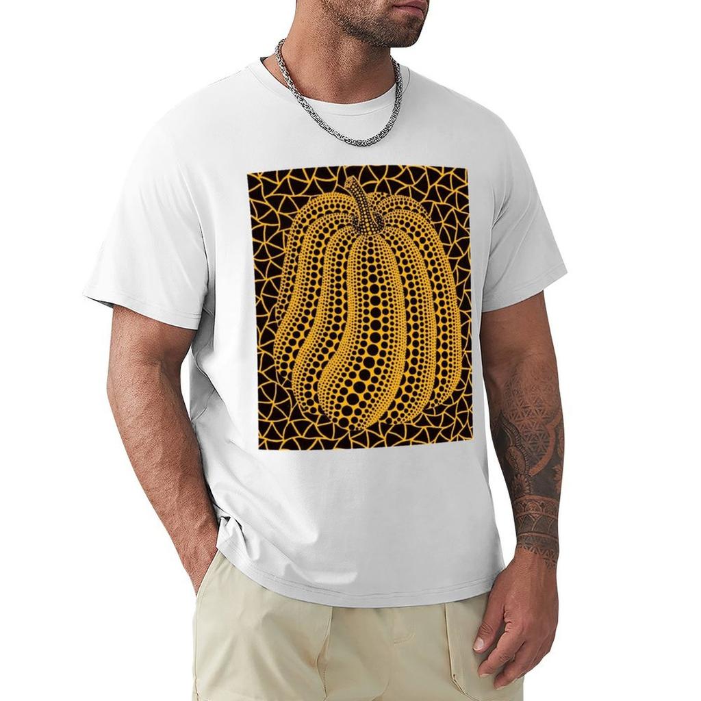 Yayoi Kusama My Life With Pumpkins Classic Tshirt Funny T Shirts Cotton Tshirt