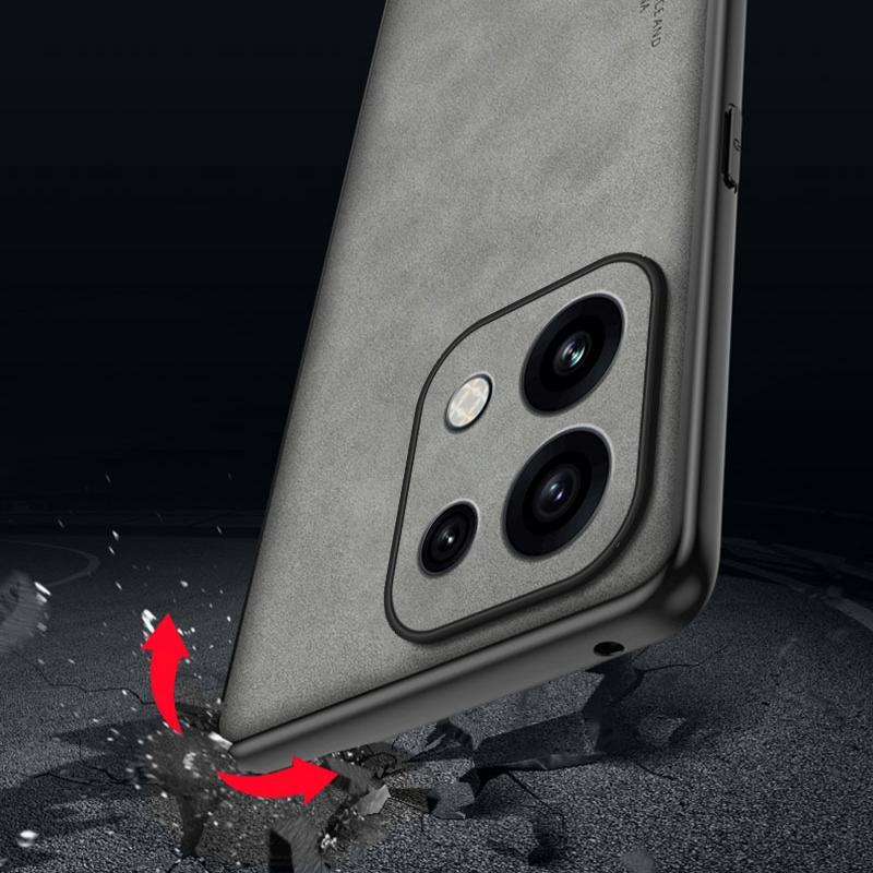 Cases For OPPO Reno 16 16Pro 16F Sheepskin Leather Shockproof Case For OPPO Reno 16 Pro 16 FS Magnetic Wireless Charging Cover