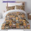 Biancheria da letto con motivo cucciolo cartone animato, Set piumino Copripiumino Federa Regalo di compleanno per la casa (1 * copripiumino + 2 * federa, senza nucleo)
