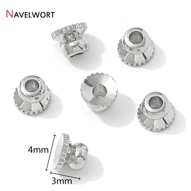 14K/18K Gold Plated Brass Metal Stripe Spacer Beads Separator For Beads Loose Beads For Bracelet Necklace Making Accessories