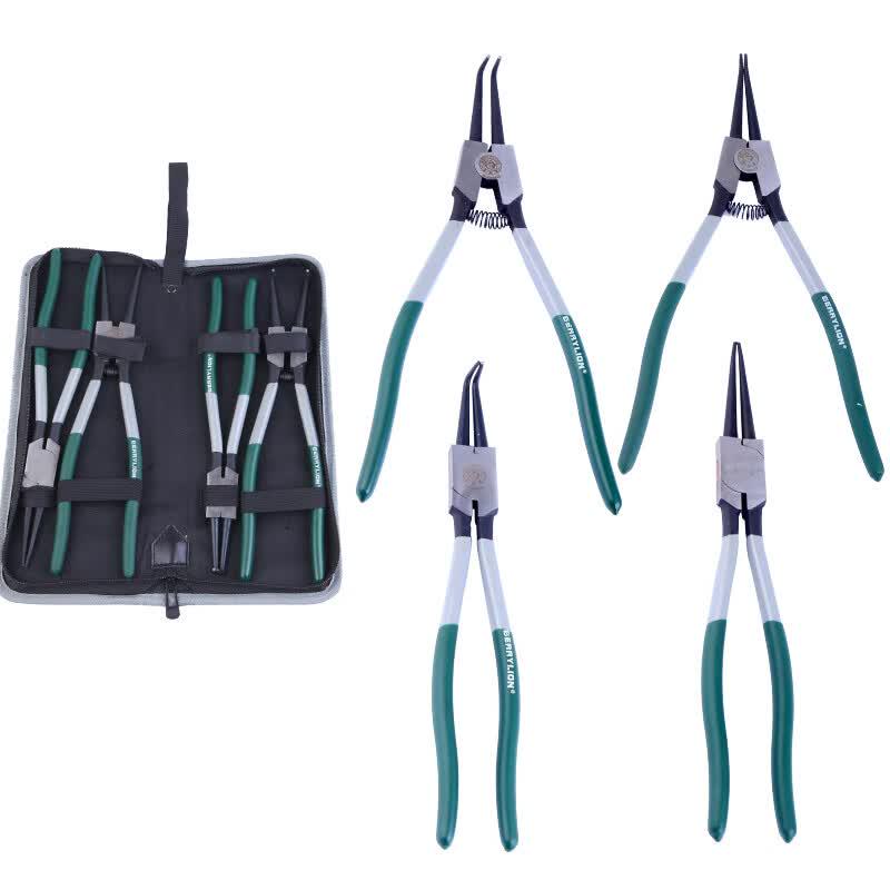 Berry Lion 4-Piece Japanese Snap Ring Plier Set