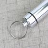 Aluminum Alloy Portable Pill Case Waterproof Keychain Hanging Capsule Bottle Container Outdoor Camping Travel Tablet Storage Box
