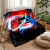 Red and Blue Game Controllers Theme Blanket Lightweight Warm Flannel Blanket Decorative Throw Blanket for Home Decoration
