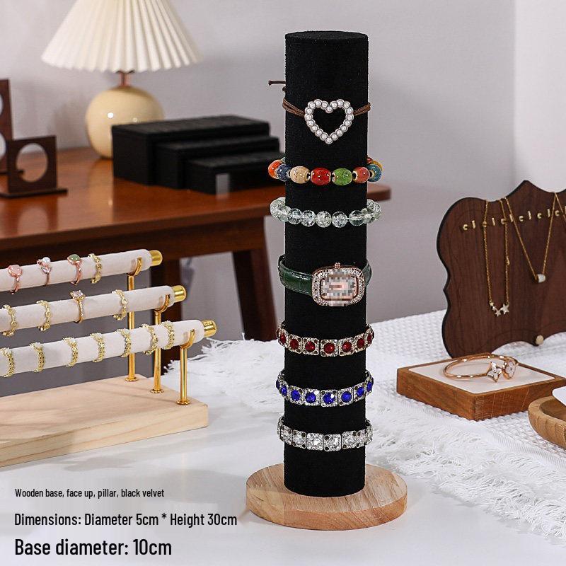 Solid Wood Bracelet & Hair Accessories Display Stand