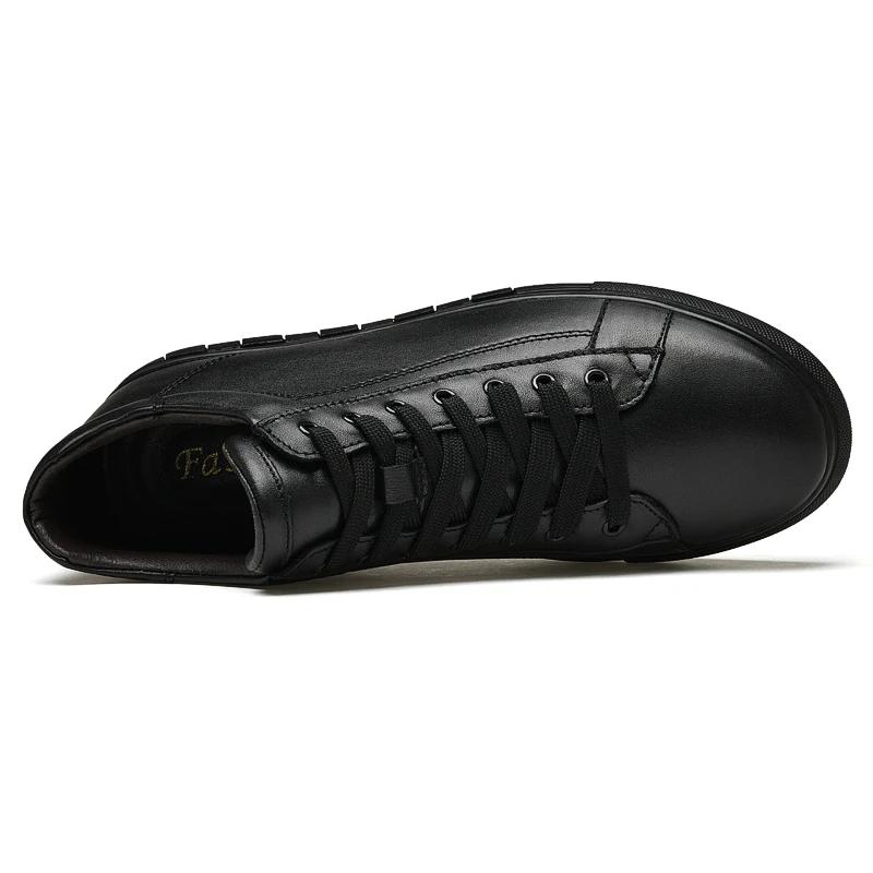 Мужские туфли из кожи для мужчин мужские ботинки обувь для мужчин роскошные дизайнерские мокасины мужские туфли на платформе из кожи для мужчин 37 6419₽