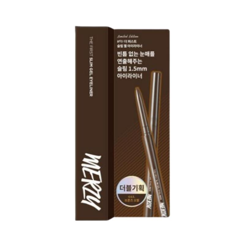 

MERZY The First Slim Gel Eyeliner Double Set GS3 Bronze Opal
