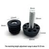 M8 Adjustable Table Leg Foot Pad with Height Adjustment Screw