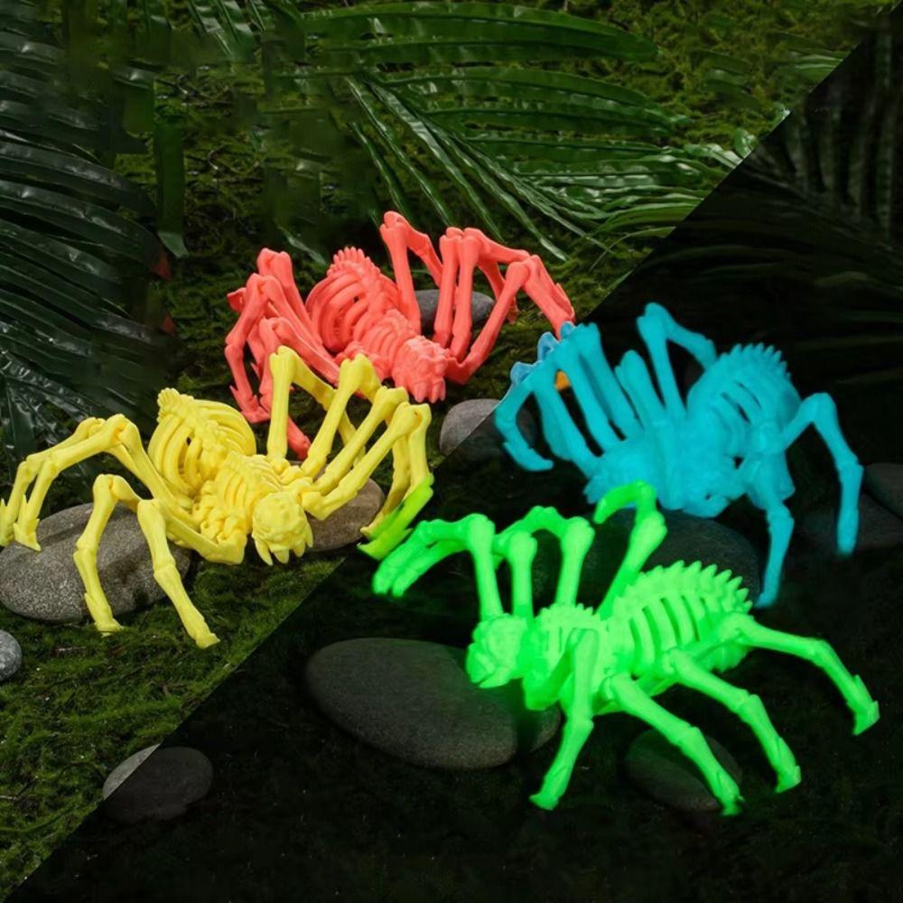 Movable 3D Joint Movable Spider 5 Colors Animal Simulation Model New Spider Desktop Ornaments