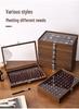 Walnut Wood Large Jewelry Box - Anti-Oxidation Storage for Rings, Earrings, Necklaces, and Bracelets