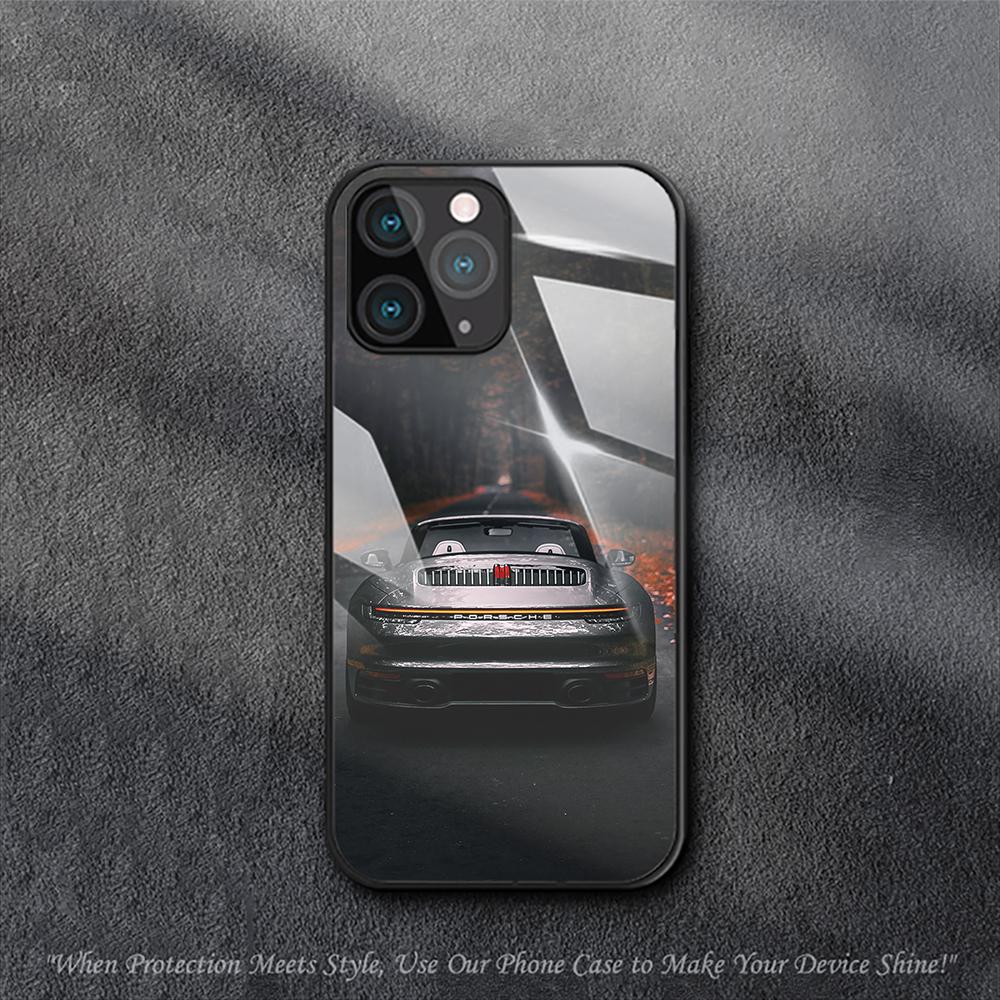 Luxury Porsches GT3 Car Case For iPhone Samsung Galaxy Redmi Note S 17 16 15 14 13 20 24 25 54 Pro Max Ultra Fe Air Tempered Glass Cover