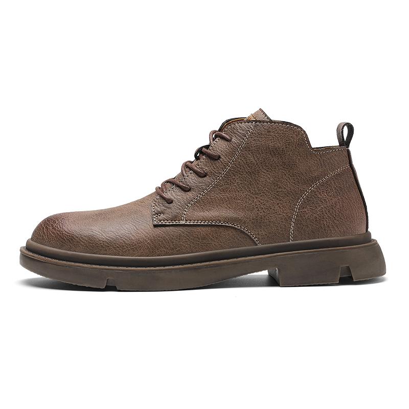 Fashion Short Boots Leisure Ankle Boots Men Casual Shoes Male Boots Comfortable Outdoor Shoes Top Quality Basic Boots Mens Shoes